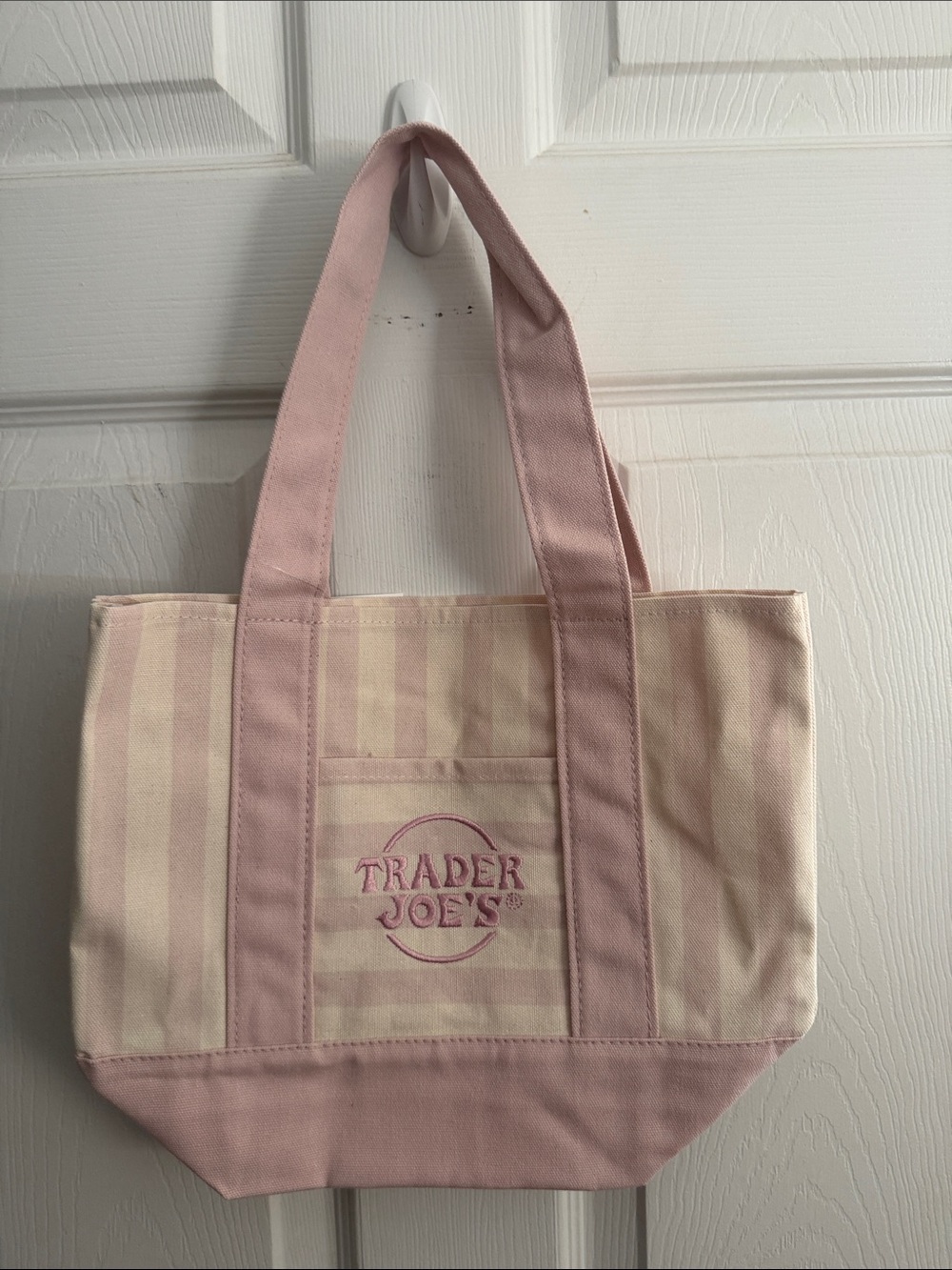 Trader Joe’s | Striped Mini Canvas Tote Bag